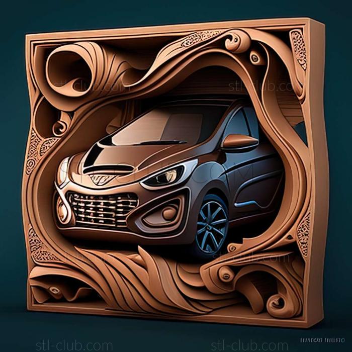 3D модель Hyundai i10 (STL)